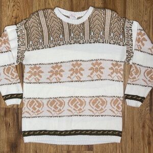 Vintage Chorus Line ugly Holiday Crew neck Sweater